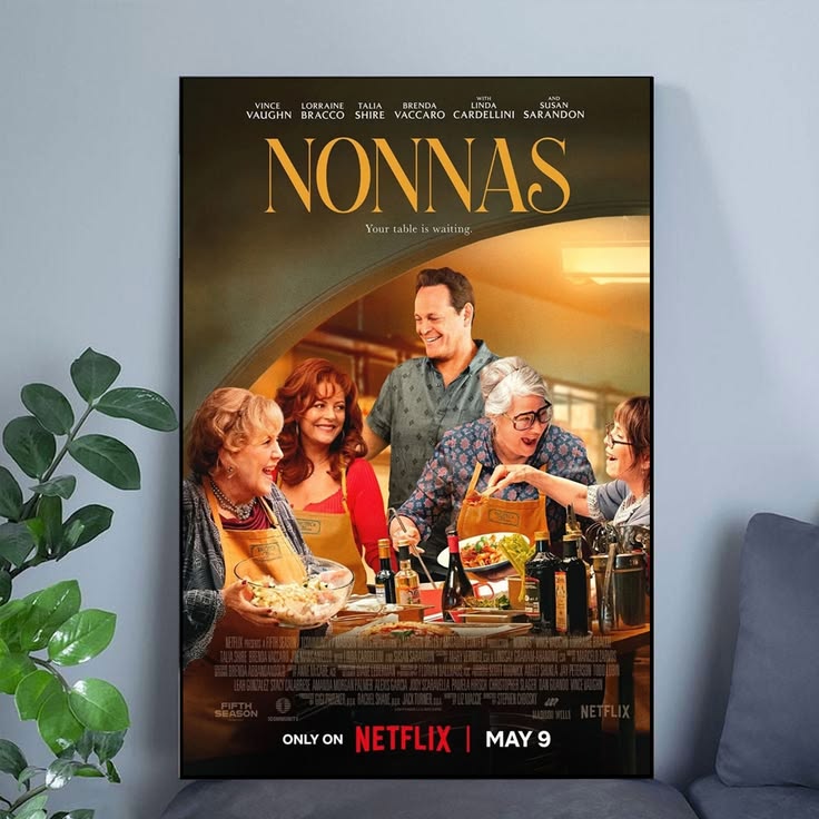 Nonnas 2026 Comedy Drama Movie Poster Unframed Size 24''x36''