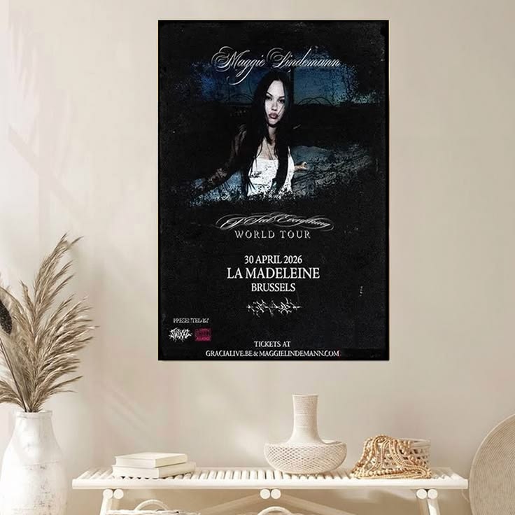 Maggie Lindemann I Feel Everything Tour 2026 Schedule Gift Fan Decor Poster Unframed Size 24''x36''