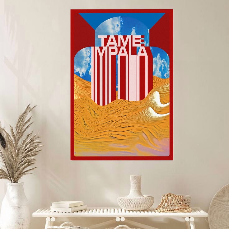 Tame Impala Kevin Parker Pink Background Decor Wall Art Poster Unframed Size 24''x36''