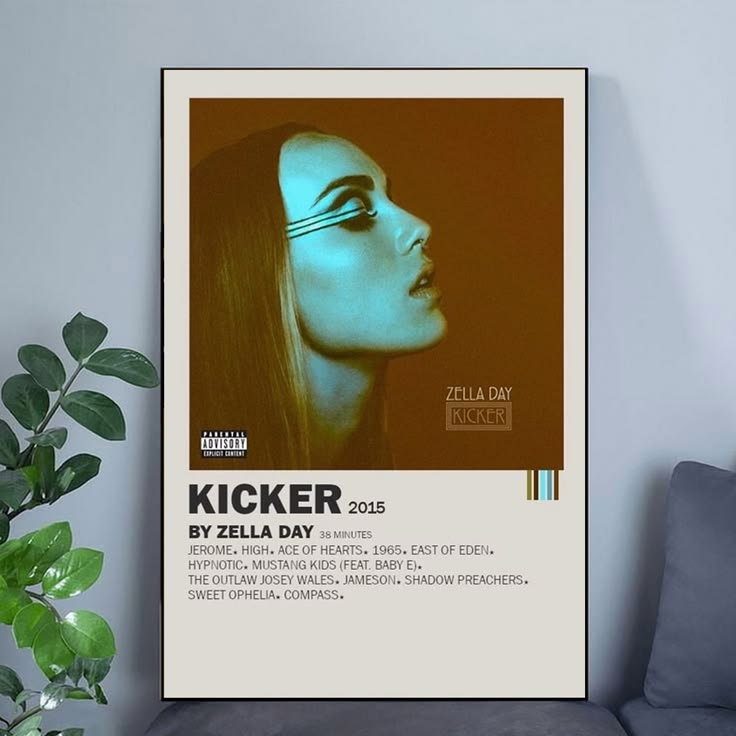 Zella Day Lovely "Kicher" Ablum Poster Unframed Size 24''x36''