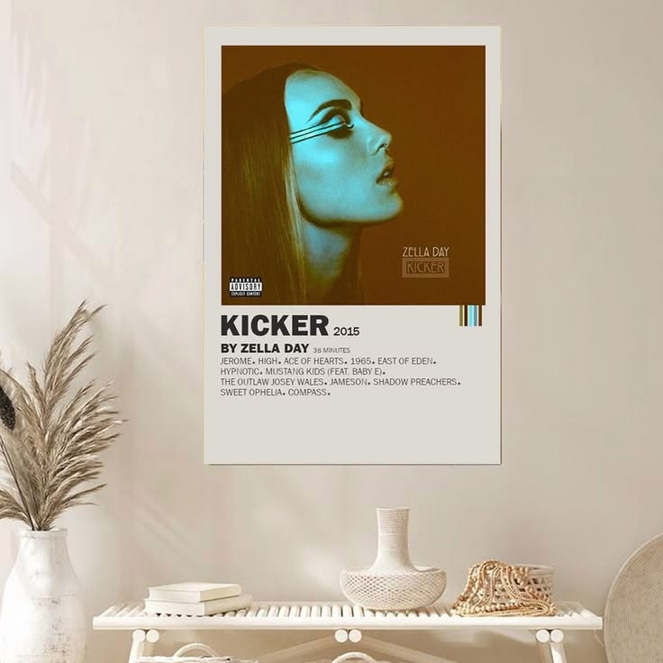 Zella Day Lovely "Kicher" Ablum Poster Unframed Size 24''x36''