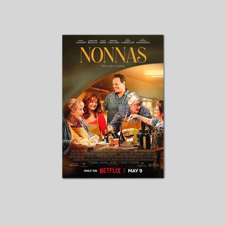 Nonnas 2026 Comedy Drama Movie Poster Unframed Size 24''x36''