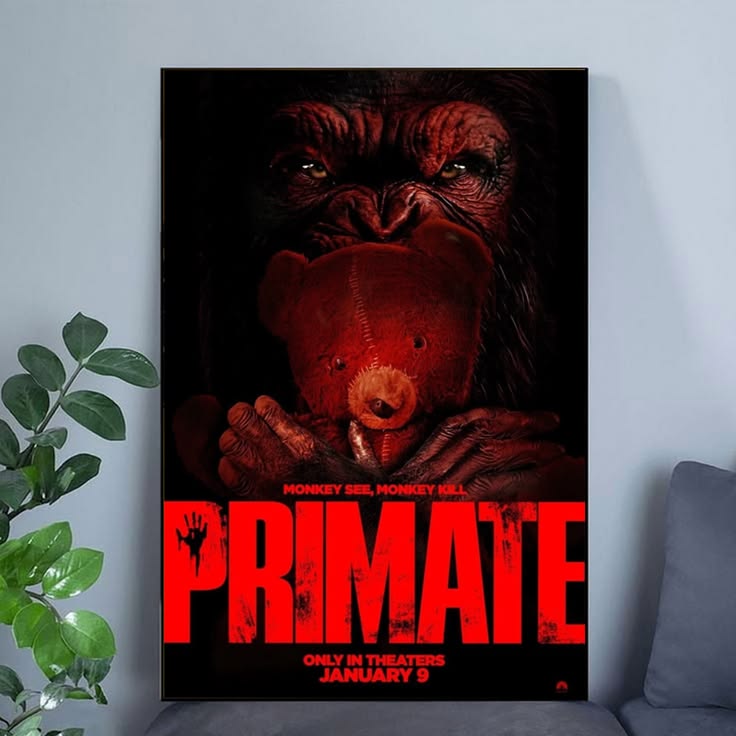 Primate 2026 Movie Poster Unframed Size 24''x36''