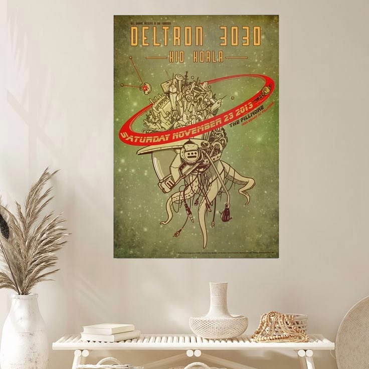 Deltron 3030 Kid Koala Fillmore SF Poster F1236 Conor Buckley Poster Unframed Size 24''x36''