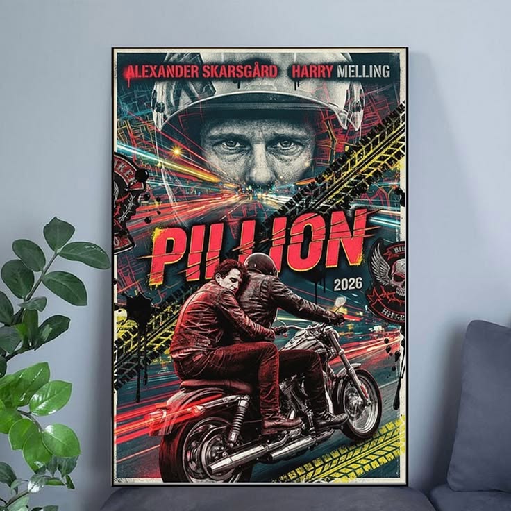 Pillion 2026 Movie Poster Unframed Size 24''x36''