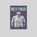 Riley Green Grunge Wall Poster Unframed Size 24''x36''