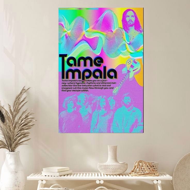 Tame Impala Poster Wall Art Poster Unframed Size 24''x36''