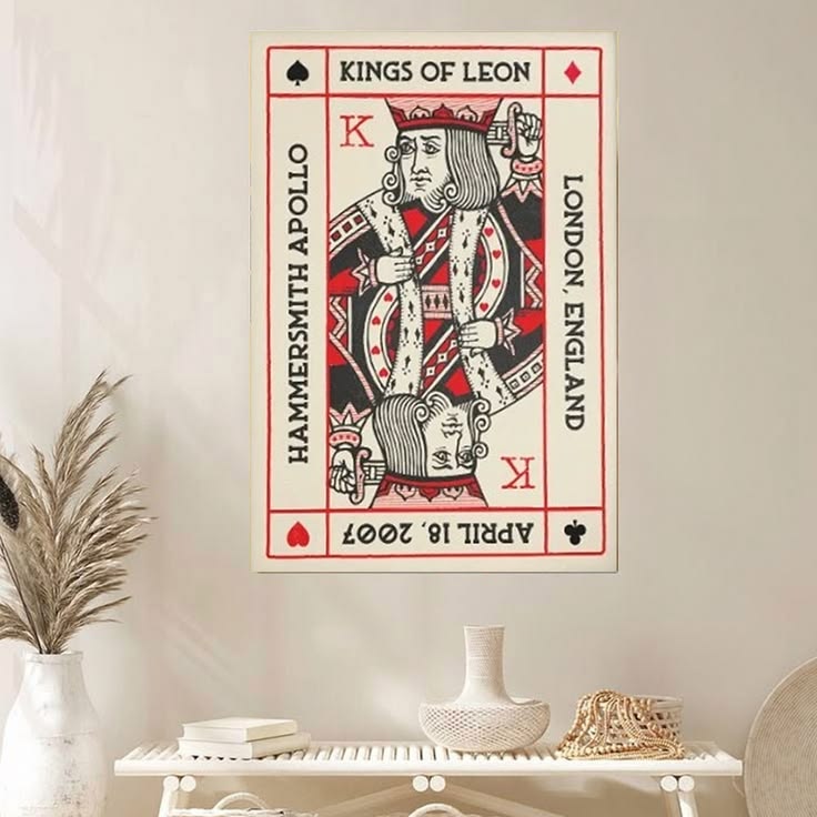 Kings Of Leon Music Poster Vintage Band Concert Poster Unframed Size 24''x36''