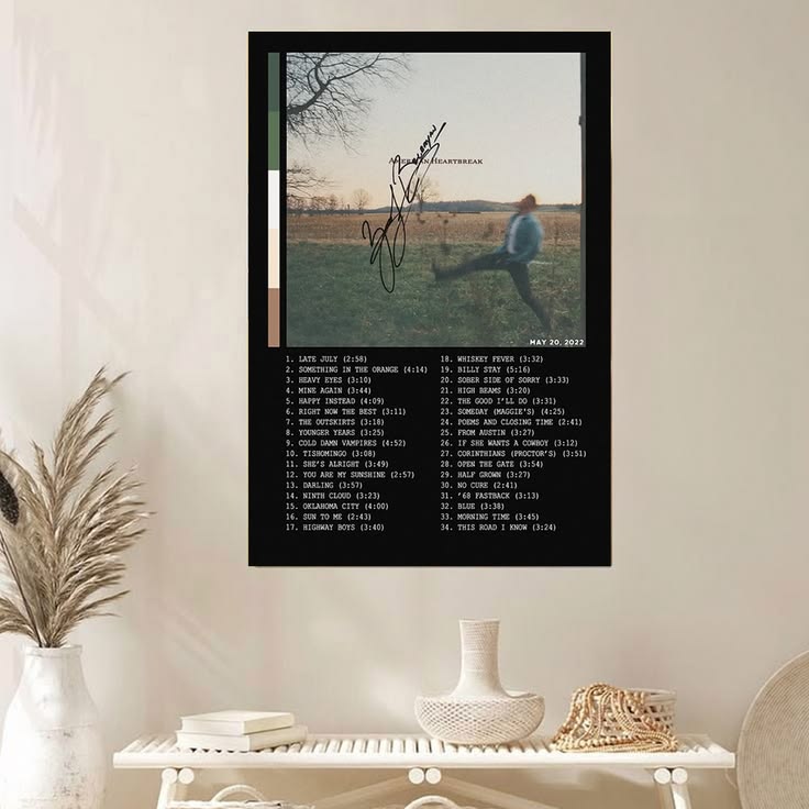 Zach Bryan Wall Art Poster Unframed Size 24''x36''