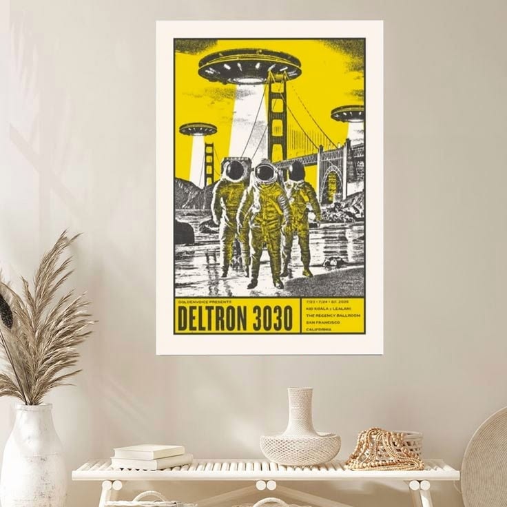 Deltron 3030 San Francisco Concert Poster Unframed Size 24''x36''
