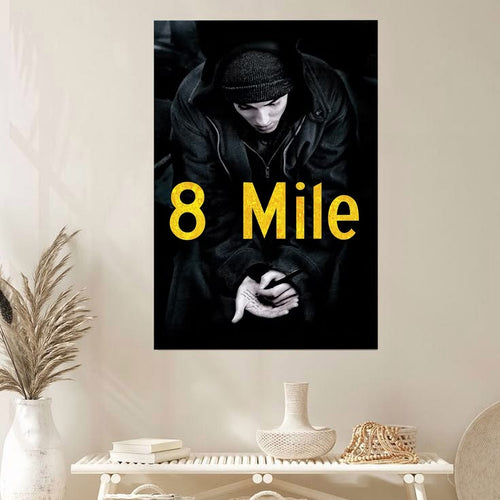 8 Mile Classic Movie Poster Film Collectibles Vintage Home Decor Poster Unframed Size 24''x36''