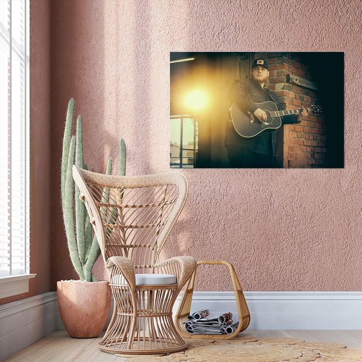 Luke Combs Home Decor Music Poster Unframed Size 24''x36''