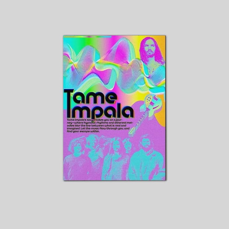 Tame Impala Poster Wall Art Poster Unframed Size 24''x36''