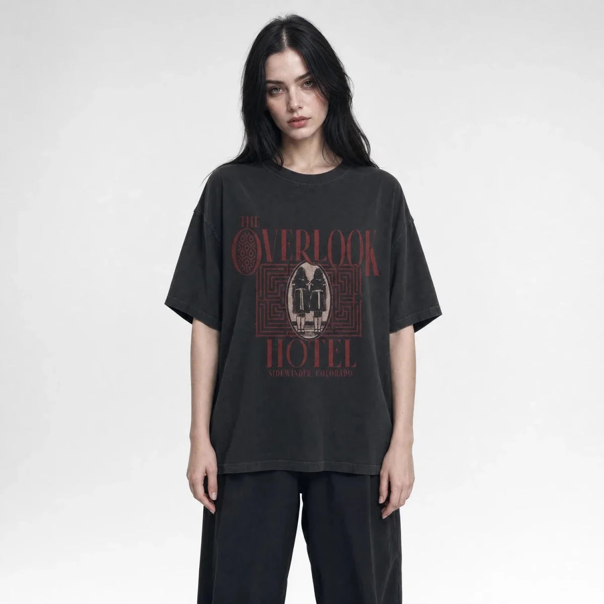 Haunted Hotel Tee – Creepy Twins Shirt